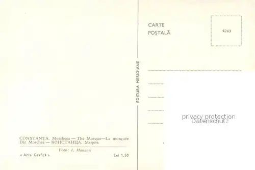 AK / Ansichtskarte Constanta Moschee Constanta