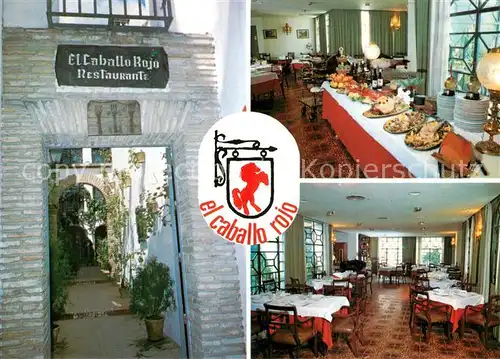 AK / Ansichtskarte Cordoba_Andalucia Restaurante El Caballo Rojo Cordoba Andalucia