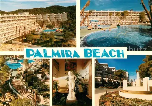AK / Ansichtskarte Paguera_Mallorca_Islas_Baleares Palmira Beach Urbanizacion La Romana Piscina Paguera_Mallorca