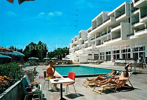 AK / Ansichtskarte Rab_Croatia Hotel Carolina Swimming Pool Rab_Croatia