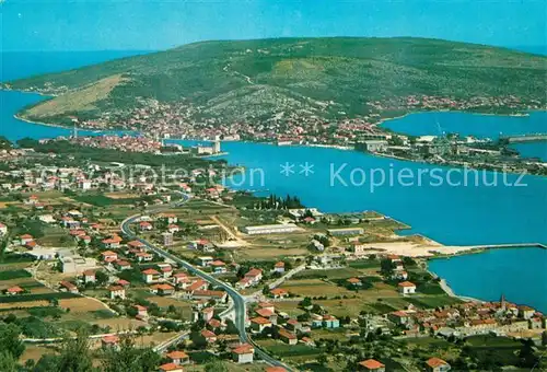 AK / Ansichtskarte Trogir_Trau Fliegeraufnahme Trogir Trau