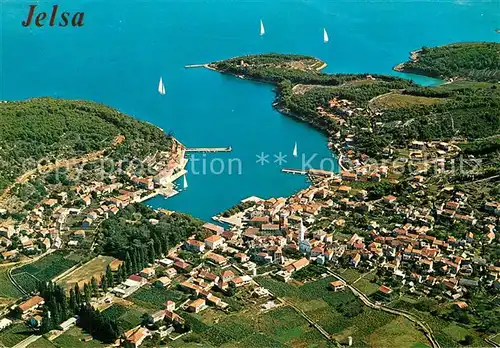 AK / Ansichtskarte Jelsa_Kroatien Fliegeraufnahme Jelsa Kroatien