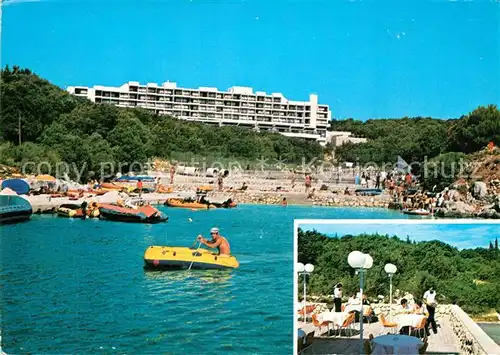 AK / Ansichtskarte Rab_Croatia Hotel Eva Suha Punta Badestrand Rab_Croatia