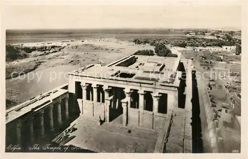 AK / Ansichtskarte Edfou Horus Tempel Fliegeraufnahme Edfou
