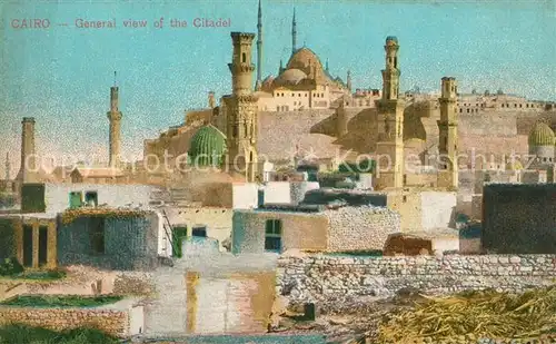 AK / Ansichtskarte Cairo_Egypt Zitadelle Panorama Cairo Egypt