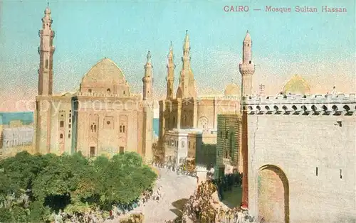 AK / Ansichtskarte Cairo_Egypt Sultan Hassan Moschee Cairo Egypt