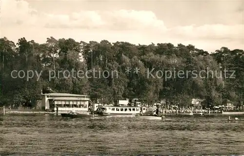 AK / Ansichtskarte Wannsee Restaurant Bad Stoelpchensee Wannsee