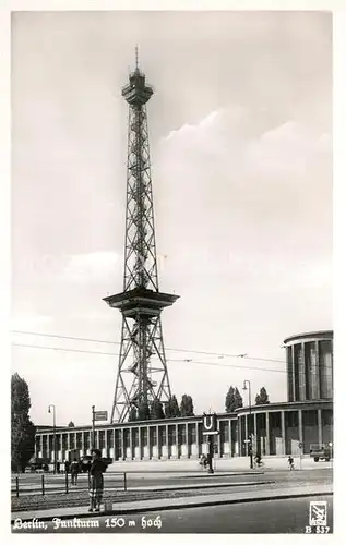 AK / Ansichtskarte Berlin Funkturm Berlin
