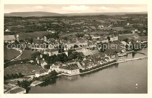 AK / Ansichtskarte Meersburg_Bodensee Fliegeraufnahme Meersburg Bodensee