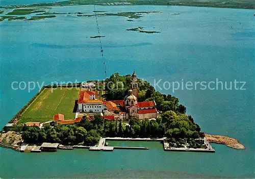 AK / Ansichtskarte Grado_Gorizia Isola e Santario di Barbana Fliegeraufnahme Grado Gorizia