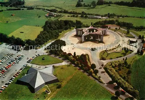AK / Ansichtskarte Bastogne Mardasson et historical center Fliegeraufnahme Bastogne