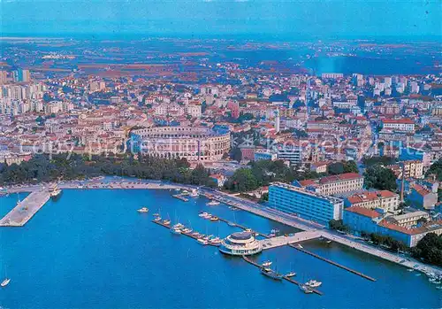 AK / Ansichtskarte Pula_Kroatien Fliegeraufnahme 