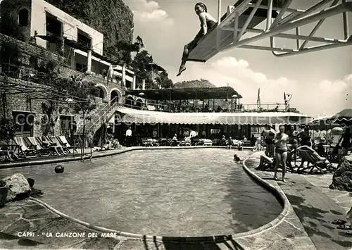 AK / Ansichtskarte Capri La Canzone del Mare Capri