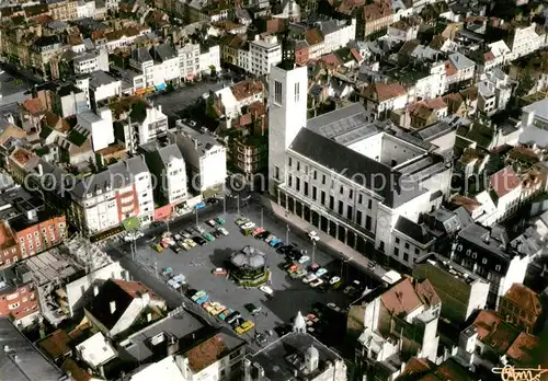 AK / Ansichtskarte Oostende_Ostende Wapenplein met feestpaleis Fliegeraufnahme 