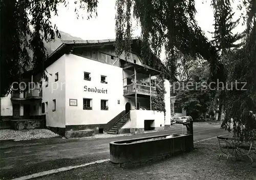 AK / Ansichtskarte Merano_Suedtirol Gasthof Sandwirt Hofers Geburtshaus Merano Suedtirol