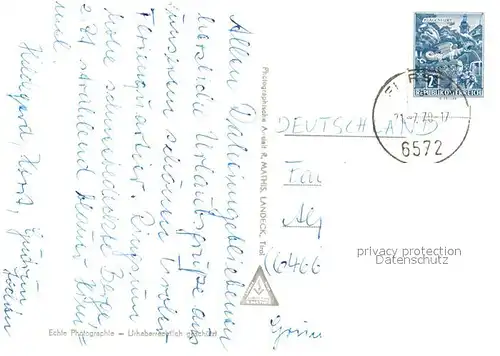 AK / Ansichtskarte Flirsch Panorama Flirsch