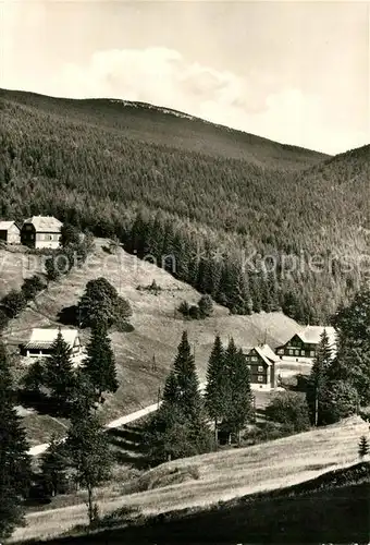 AK / Ansichtskarte Krkonose_Harrachov Chata Lesni zatisi v Ryzovisti Krkonose Harrachov