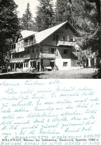 AK / Ansichtskarte Ramsau_Dachstein_Steiermark Waldhof Ramsau_Dachstein