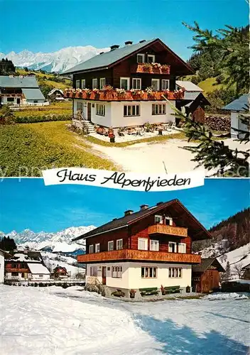 AK / Ansichtskarte Schladming_Obersteiermark Haus Alpenfrieden Schladming_Obersteiermark