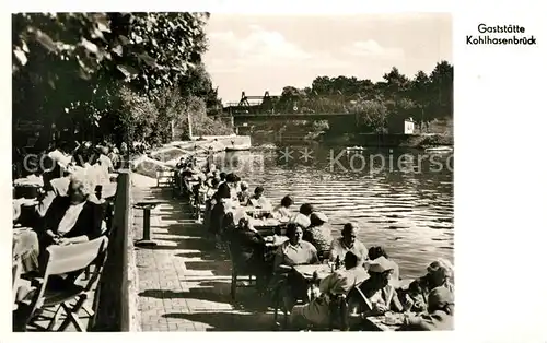 AK / Ansichtskarte Wannsee Gaststaette Kohlhasenbrueck Terrasse Wannsee