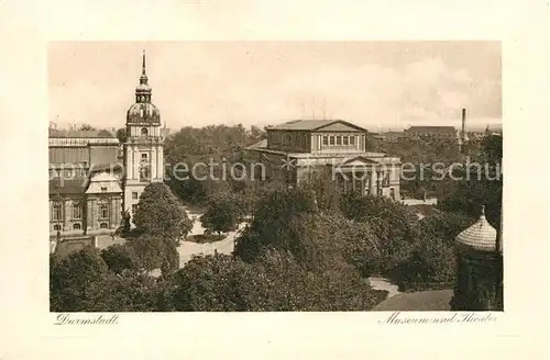 AK / Ansichtskarte Darmstadt Museum Theater 40jaehriges Jubilaeum der Freiw. Sanitaets Hauptkolonne Deutsches Rotes Kreuz Darmstadt