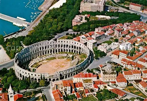 AK / Ansichtskarte Pula_Kroatien Arena Fliegeraufnahme 