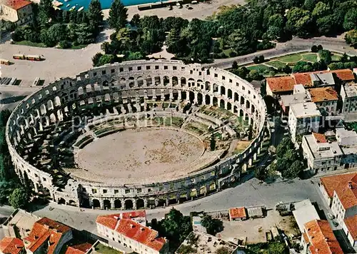AK / Ansichtskarte Pula_Kroatien Arena Fliegeraufnahme 