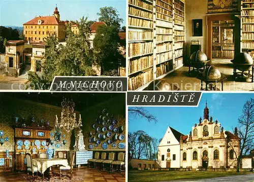 AK / Ansichtskarte Mnichovo_Hradiste Barockschloss Innenraeume Annenkapelle Mnichovo_Hradiste