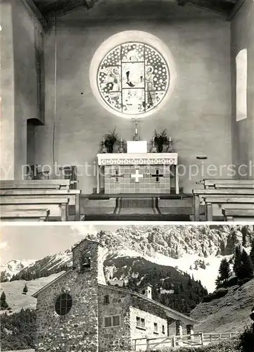 AK / Ansichtskarte Malbun Friedenskapelle Malbun