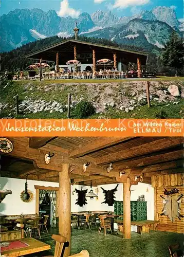 AK / Ansichtskarte Ellmau_Tirol Jausenstation Wochenbrunn am Wilden Kiser Ellmau Tirol