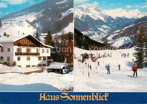 AK / Ansichtskarte St_Johann_Ahrntal Gaestehaus Pension Haus Sonnenblick Wintersportplatz Alpen St_Johann_Ahrntal