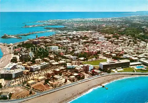 AK / Ansichtskarte Rhodos_Rhodes_aegaeis Fliegeraufnahme Rhodos_Rhodes_aegaeis
