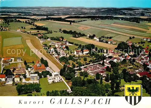 AK / Ansichtskarte Gallspach Kurort im Alpenvorland Fliegeraufnahme Gallspach