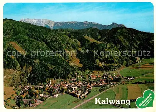 AK / Ansichtskarte Kalwang Sommerfrische Liesingtal Fliegeraufnahme Kalwang