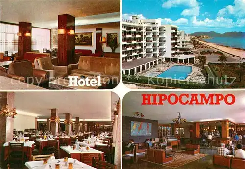 AK / Ansichtskarte Cala_Millor_Mallorca Hotel Hipocampo Restaurante Piscina Playa Cala_Millor_Mallorca