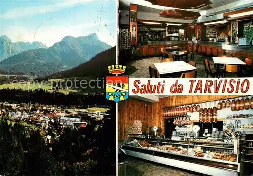 AK / Ansichtskarte Tarvisio Bar Gelateria Tabacchi Panorama Alpen Tarvisio