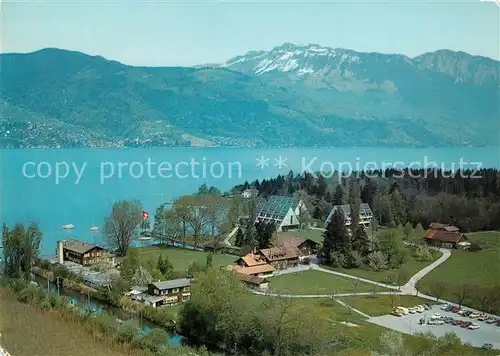 AK / Ansichtskarte Gwatt Heimstaette Zentrum fuer Ferien Tagungen Kurse Thunersee Alpen Gwatt