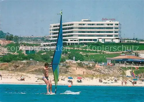 AK / Ansichtskarte Ayia_Napa_Agia_Napa Bella Napa Bay Hotel Strand Windsurfen Ayia_Napa_Agia_Napa