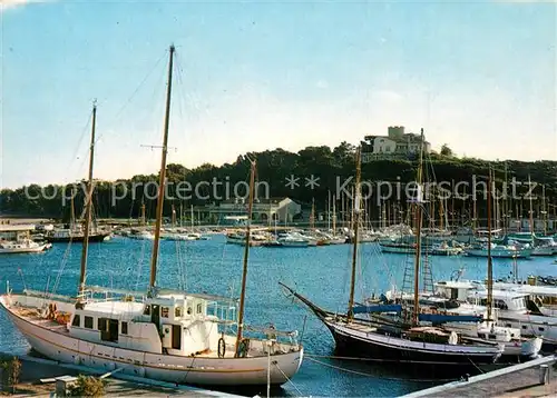 AK / Ansichtskarte Le_Brusc Ile des Embiez Le Port Le Snack Le Chateau Le_Brusc