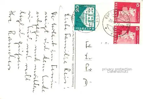 AK / Ansichtskarte Luino_Lago Maggiore Markt Strand Segelpartie Luino_Lago Maggiore