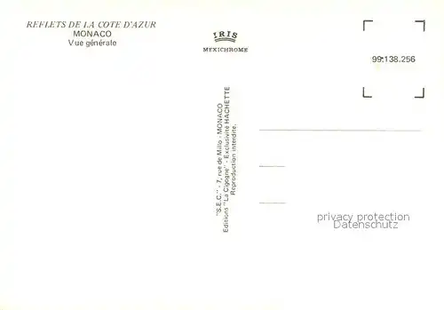 AK / Ansichtskarte Monaco Vue generale aerienne Monaco