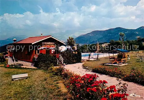 AK / Ansichtskarte Saint Maurice en Trieves Restaurant Motel Piscine Le Chalet Camping Club Saint Maurice en Trieves