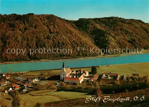 AK / Ansichtskarte Engelhartszell_Donau_Oberoesterreich Stift Engelszell Trappistenkloster Engelhartszell_Donau