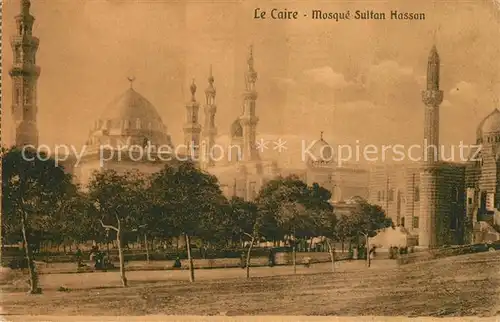 AK / Ansichtskarte Cairo_Egypt Moschee Sultan Hassan Cairo Egypt