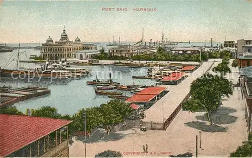 AK / Ansichtskarte Port_Said Hafen Port_Said