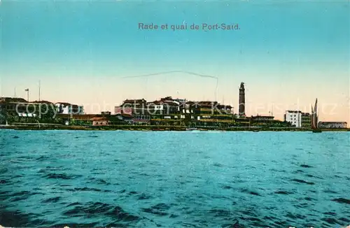 AK / Ansichtskarte Port_Said Rade Quai Port_Said