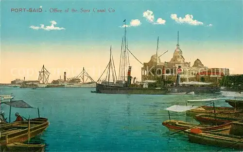 AK / Ansichtskarte Port_Said Hafenverwaltung Suez Kanal  Port_Said