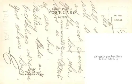 AK / Ansichtskarte Cairo_Egypt Royal Opera Cairo Egypt