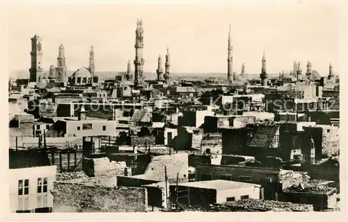 AK / Ansichtskarte Cairo_Egypt Stadt der Kuppeln und Minarets Cairo Egypt