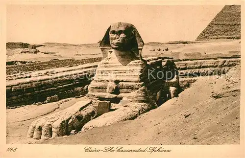 AK / Ansichtskarte Cairo_Egypt Sphinx Cairo Egypt
